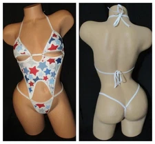 Exotic Dancer Stripper Sexy One Piece Dancewear     (O1640)