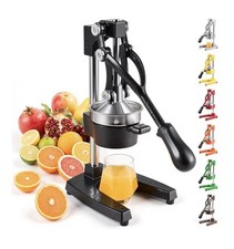 CO-Z Cast-Iron Manual Citrus Juicer Press Heavy Duty Commercial Black 