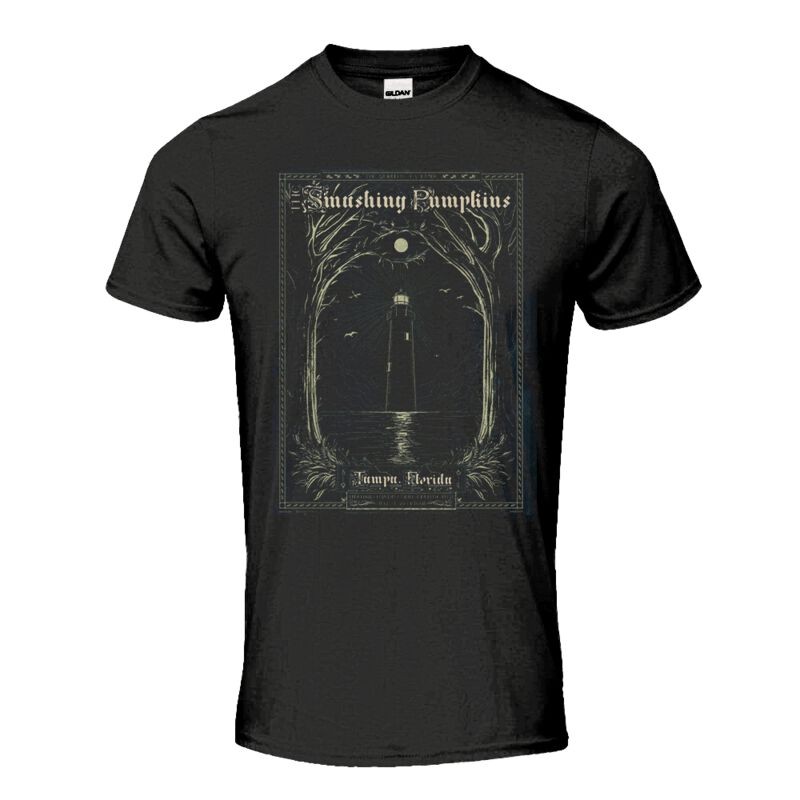 Футболка The Smashing Pumpkins, постер Herren Tampa, schwarz Band-Товары, группы