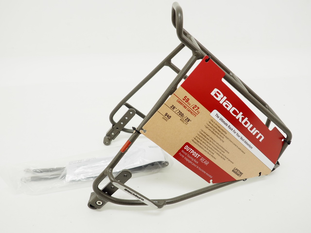 New! Blackburn Outpost Rear World Touring Rack Bicycle Rear 