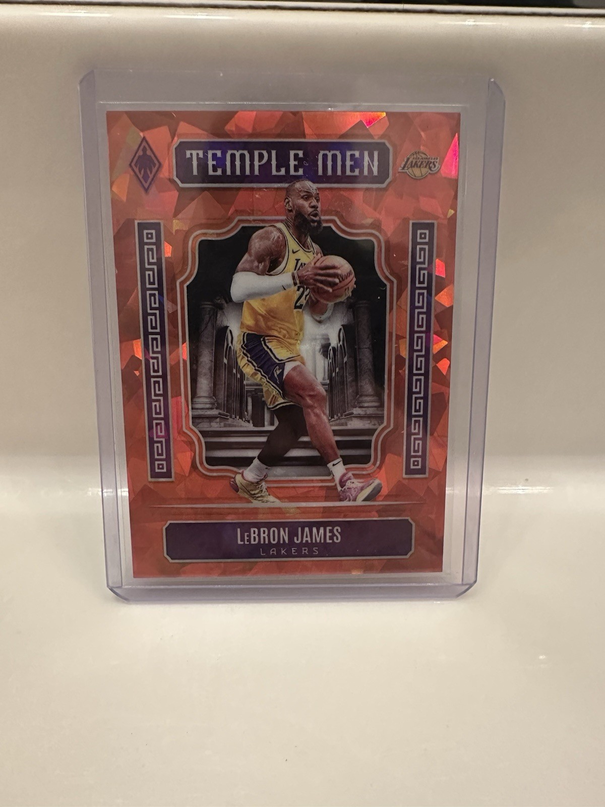 2023-24 Panini Phoenix - Temple Men LeBron James #2 Orange Ice /249