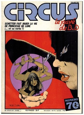 Circus Le Pave' 70 Glenat 1984 Font Bourgeon Rossi Makyo
