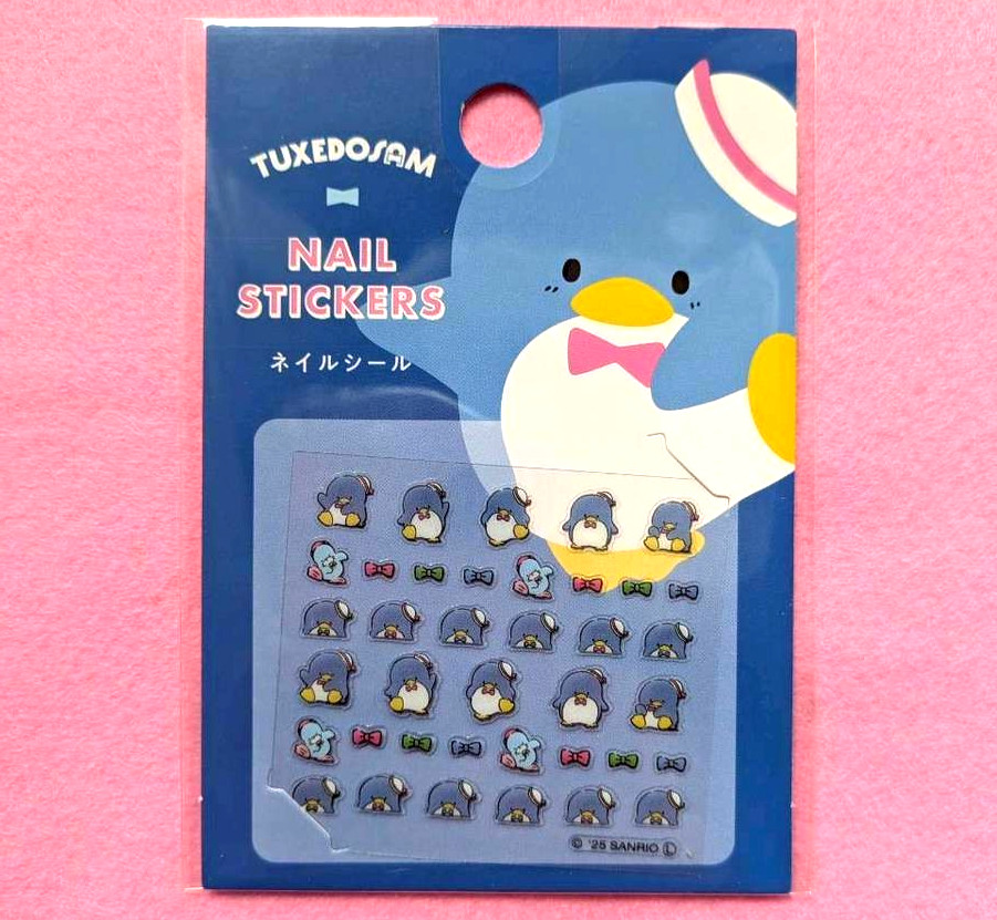 Sanrio Esmoquin Pegatinas Uñas Sello Japón Nuevo