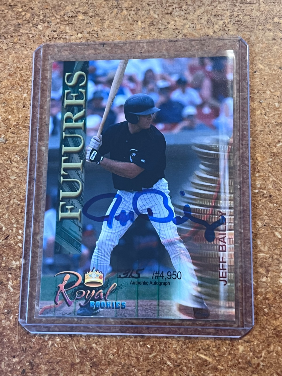 2000 Royal Rookies Futures # 13 Jeff Bailey 315/4950 Autograph