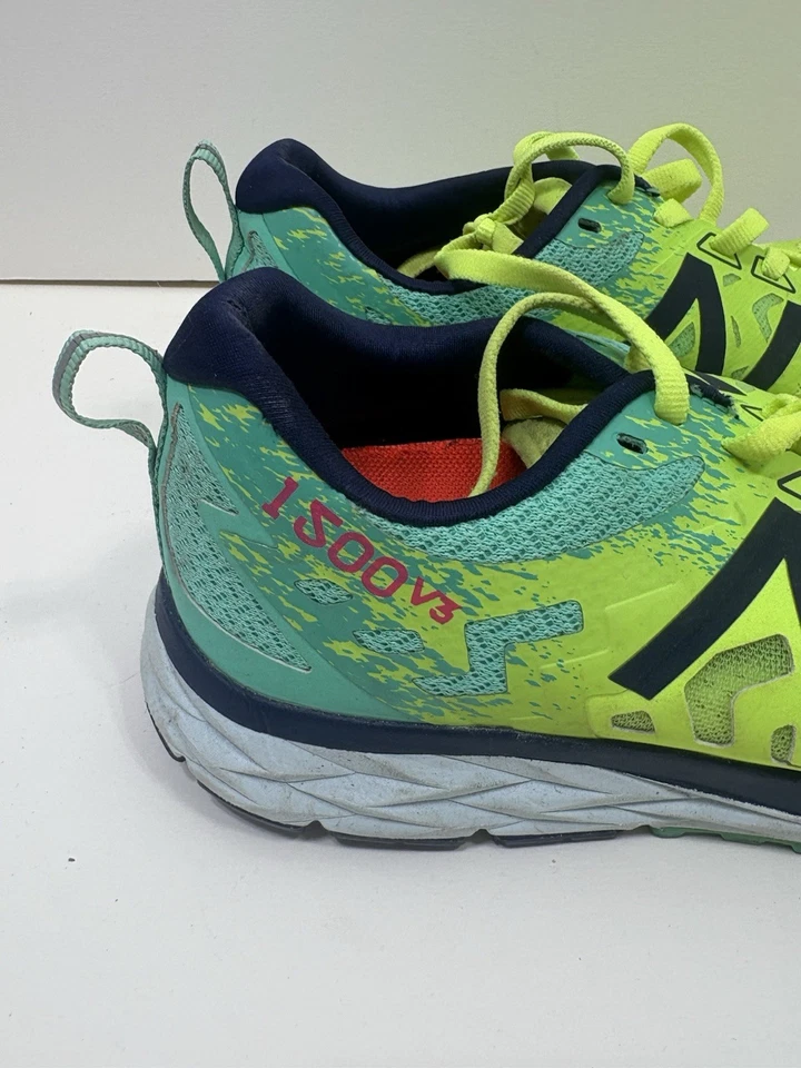 Zapatillas de carrera New Balance Silent Hunter 3 para mujer 8 1500 V3 Chartreuse Aqua Foto 2 de 4