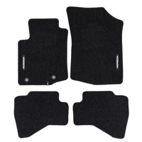 Velours FußMatten FüR Peugeot 108 2014-2022 Autoteppich Automatten Schwarz 4Tlg
