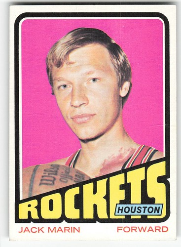 Jack Marin #70 1972 Topps card