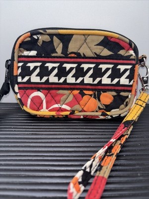 Vera Bradley Wristlet In Bittersweet Fall Cotton Multicolor 