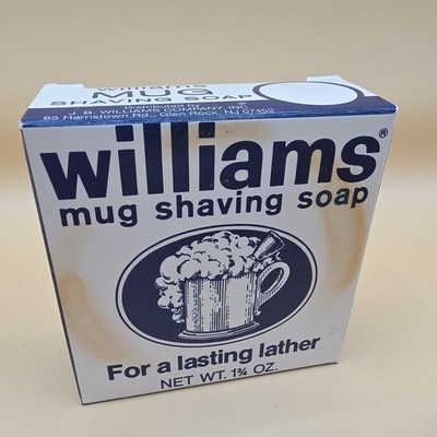 Vintage Williams Mug Shaving Soap 1.75 oz Lasting Lather 