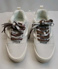 Vans Knu Stack White Men Unisex Casual LifeStyle Platform Shoes US M 7.5 W 9/NBX