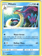 Carta Pokemon rara Milotic 040/195 SWSH12: Tempesta d'argento MP
