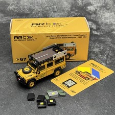 AR BOX 1:64 Land Rover Defender 110 Camel Trophy 1993 Sabah Malaysia Car Model