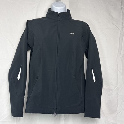 Under Armour Women s Black Waffle Insulated Jacket  Running Thick Size Small