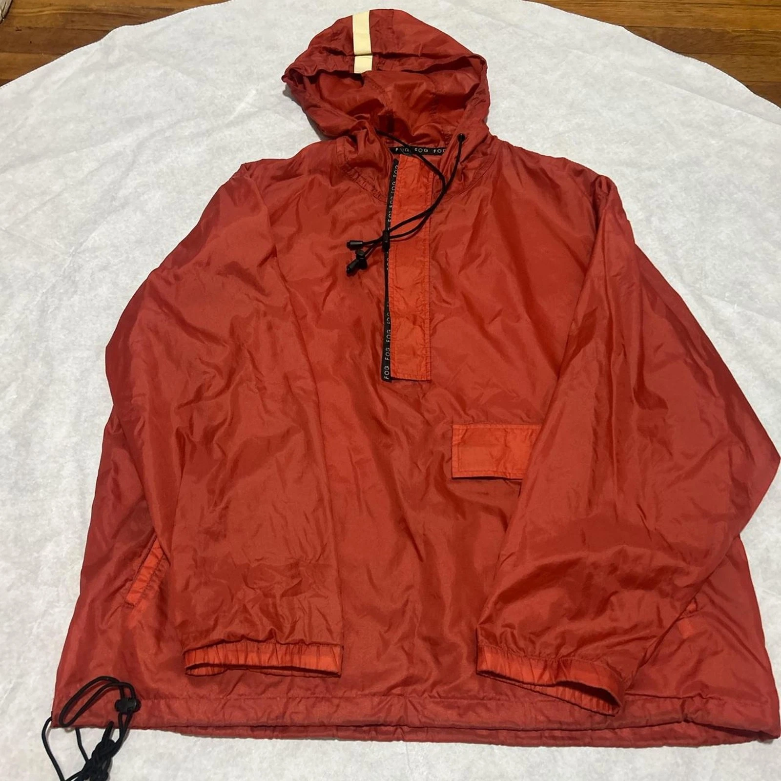 FOG (London Fog) Oversized Large Vintage Red 90s Windbreaker