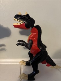 (2)  LEGO DINO ATTACK  T REX 7476 LARGE DINOSAUR - GREEN & RED