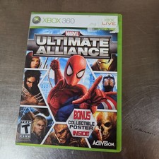 Marvel Ultimate Alliance Microsoft Xbox 360, 2006 with Poster