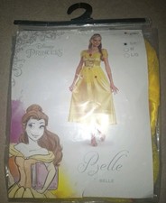 Women`s Disney Classic Belle Costume Adult Princess Fancy Dress - Size Small