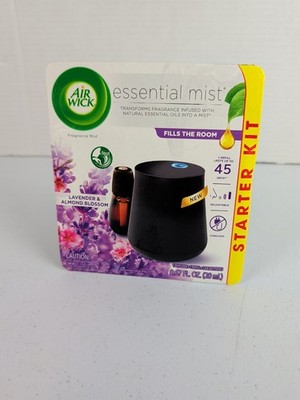 Airwick Essential Mist Diffuser Plus 1 Refill Lavender and Almond Blossom 1 CT