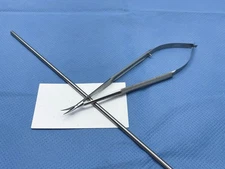 Micrins MI1828-2S Microsurgical Scissors, 7", Curved, Germany