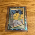 2025 Panini Donruss Rated Prospects Konnor Griffin /249 Carolina Blue Lazer #123