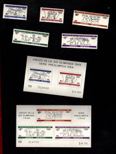 Mexico sc#974-5, C318-20 #975a, C320a Souvenir Sheets (1966) Complete MNH