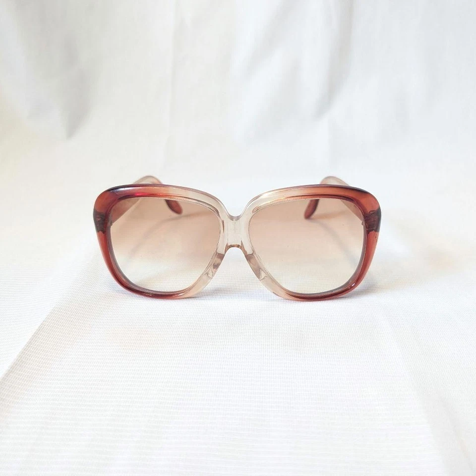 Gafas de sol raras GIVENCHY naranja/claras hechas en Francia Foto 2 de 4