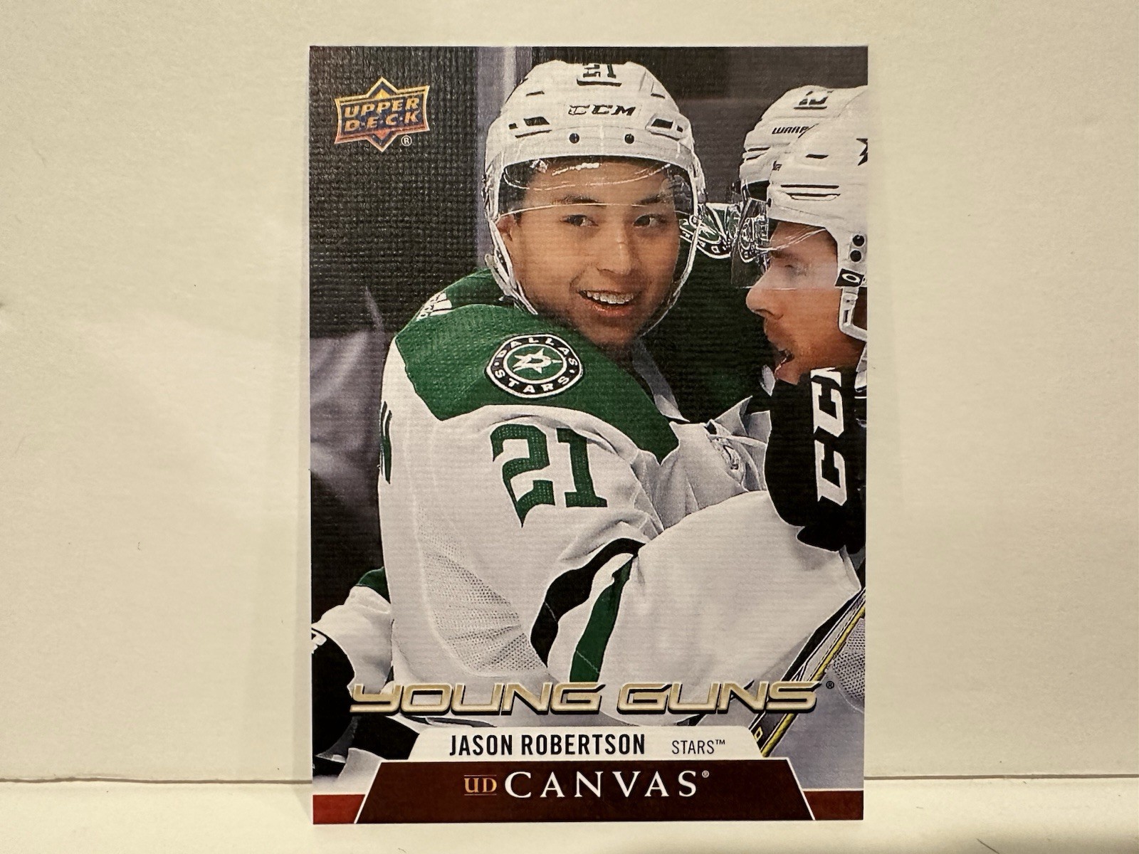 JASON ROBERTSON 2020-21 Upper Deck Series 1 YOUNG GUNS CANVAS RC Stars #C92 NHL!