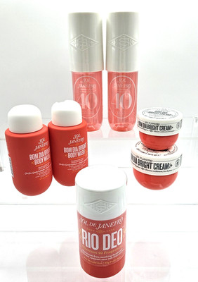 Big Sol de Janeiro Cheirosa 40 Bom Dia Bundle! Mist Wash Cream & Rio Deo