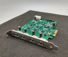 Quad Channel 4-Ports x4 USB 3.0 to PCI E Controller Card U3X4-PCIE4XE101