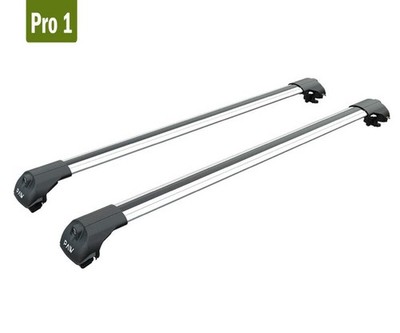 For Isuzu D-Max (RT50) 2012-2015 Roof Rack Cross Bars Raised Rail Alu Silver
