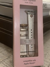 Kate Spade NY Apple Watch Gold tone for 38/40mm Leather/Cuir band