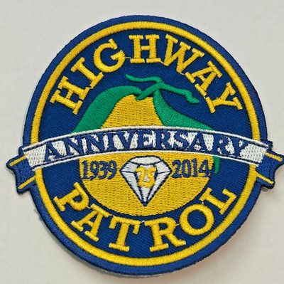 2014 Florida Highway Patrol FHP 75th Anniversary Patch Unused