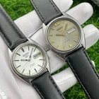 Lot of 2 Vintage Seiko 5 Men’s Watches Japan-Made • Automatic With Straps