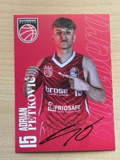 Adrian Petkovic Bamberg Baskets Autogrammkarte original signiert #46213