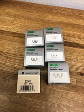 Lot Of 5 Ushio 1 GE. 360W 82V Halogen ENX Bulbs