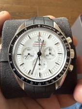 Omega SpeedmasterProfessional (2024)-White Dial-Original Rubber&Buckle Included