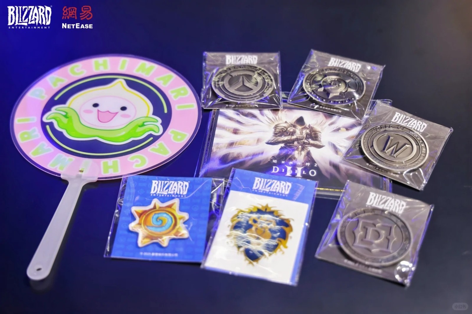 2025 Chinajoy Blizzard Merchandise Patch, Coin,Tattoo Stickers,Cards