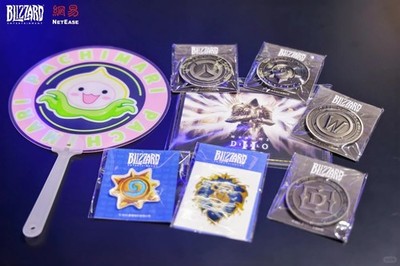 2025 ChinaJoy Blizzard Merchandise Patch, Coin,Tattoo Stickers,Cards