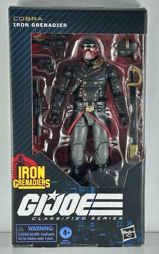 G.I. JOE Classified Series COBRA IRON GRENADIER #132 6" Action Figure NEW