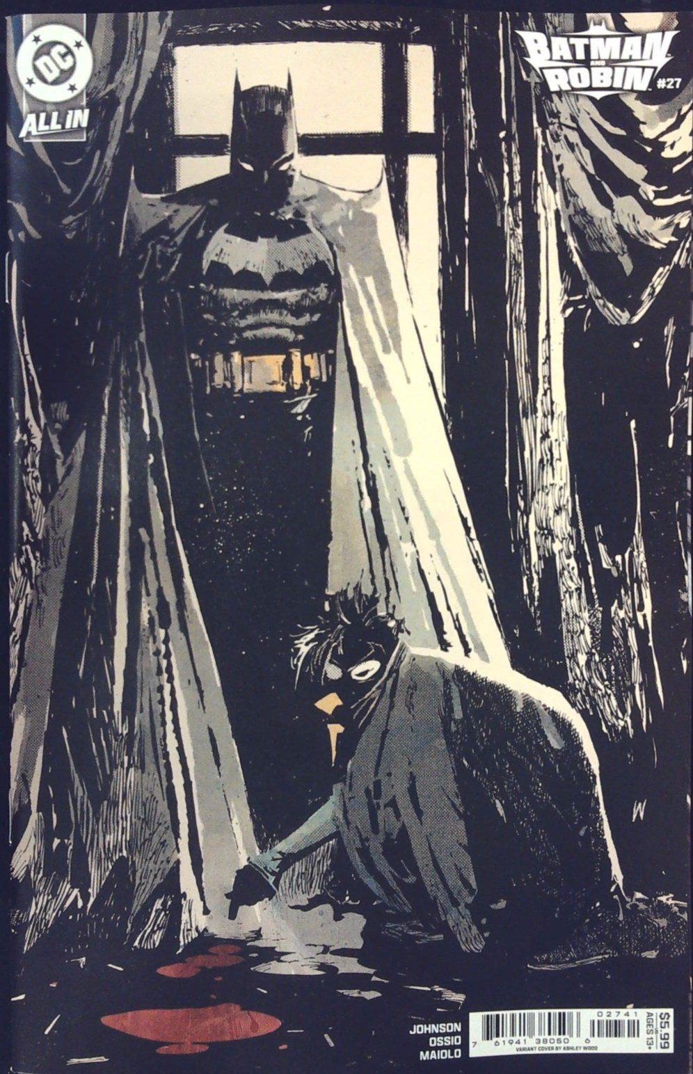 BATMAN AND ROBIN (2023) #27 - Wood Variant - New Bagged (S)