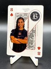 2025 PARKSIDE BEACHWOOD BRAND NWSL KIKI PICKETT PLAYING CARD EIGHT OF CLUBS