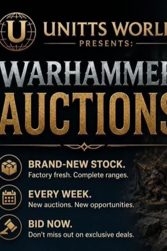 Warhammer Auctions!!!  Brand New Products!
