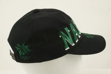 Vintage 1998 NAGANO Olympic Snapback Hat Made in Japan Black Rare Bjorn Daehli