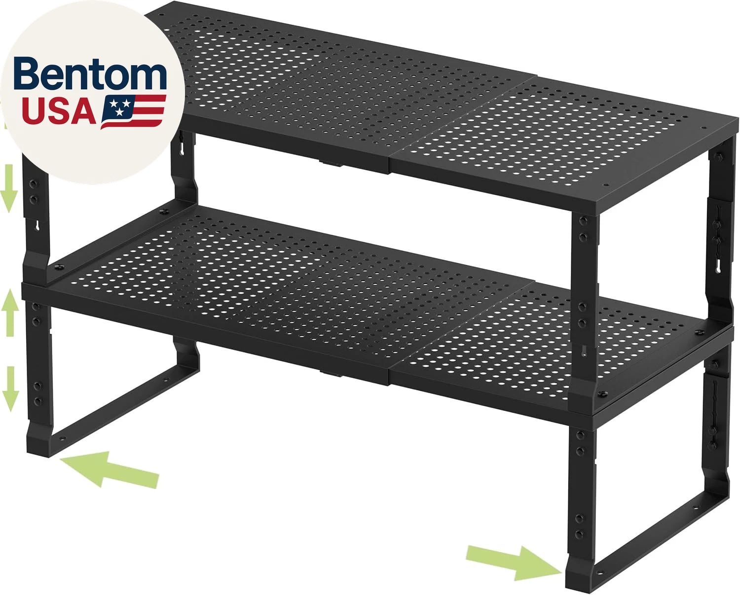 Adjustable Expanable Stackable Spice Rack Shelf Pantry Storage Organizer for Kit