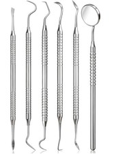 6-Pack Dental Teeth Cleaning Hygiene Kit w/Tooth Scraper Plaque Tartar Remover
