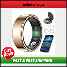 Health Tracker Smart Ring - Sleep  Heart Rate Monitor, Waterproof, Size 7