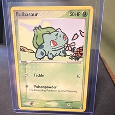 Nintendo Pokemon TCG Bulbasaur EX FireRed & LeafGreen 45/112 English 2004