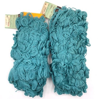 Vintage Loop Fringe Trim Turquoise 6 Yards in 2 Packages * Read
