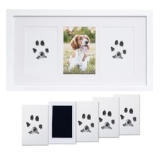 Pearhead Pet Paw Print Photo Frame  Clay Imprint Kit - Cat/Dog Pawprint Kit