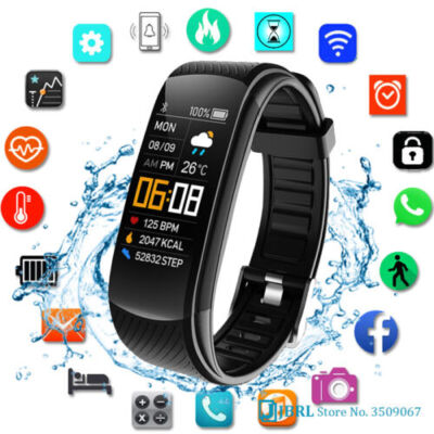Uhr Herren Damen Smart Sport Smartwatch Fitness Tracker Uhr Pulsmesser